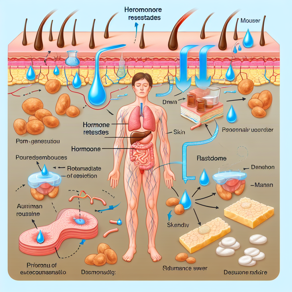 Excrétion des résidus d’hormones par la peau et la transpiration Excrétion des résidus d'hormones par la peau et la transpiration