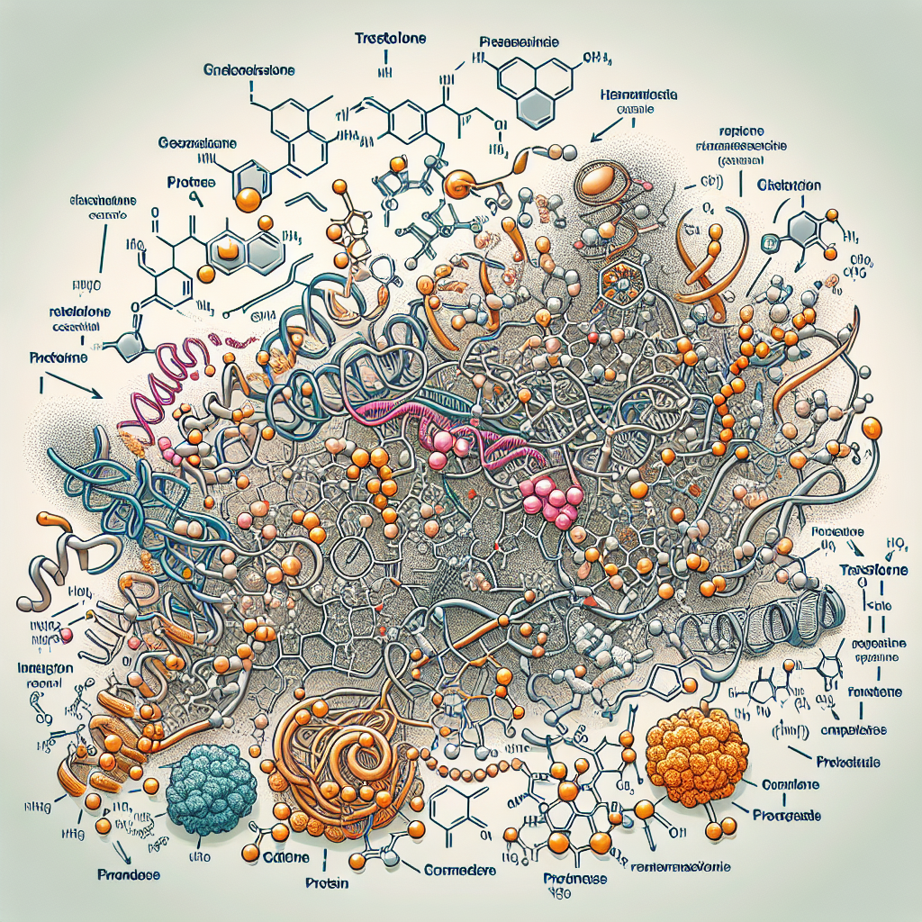 Interaction de l’acétate de trestolone avec le métabolisme des protéines Interaction de l'acétate de trestolone avec le métabolisme des protéines