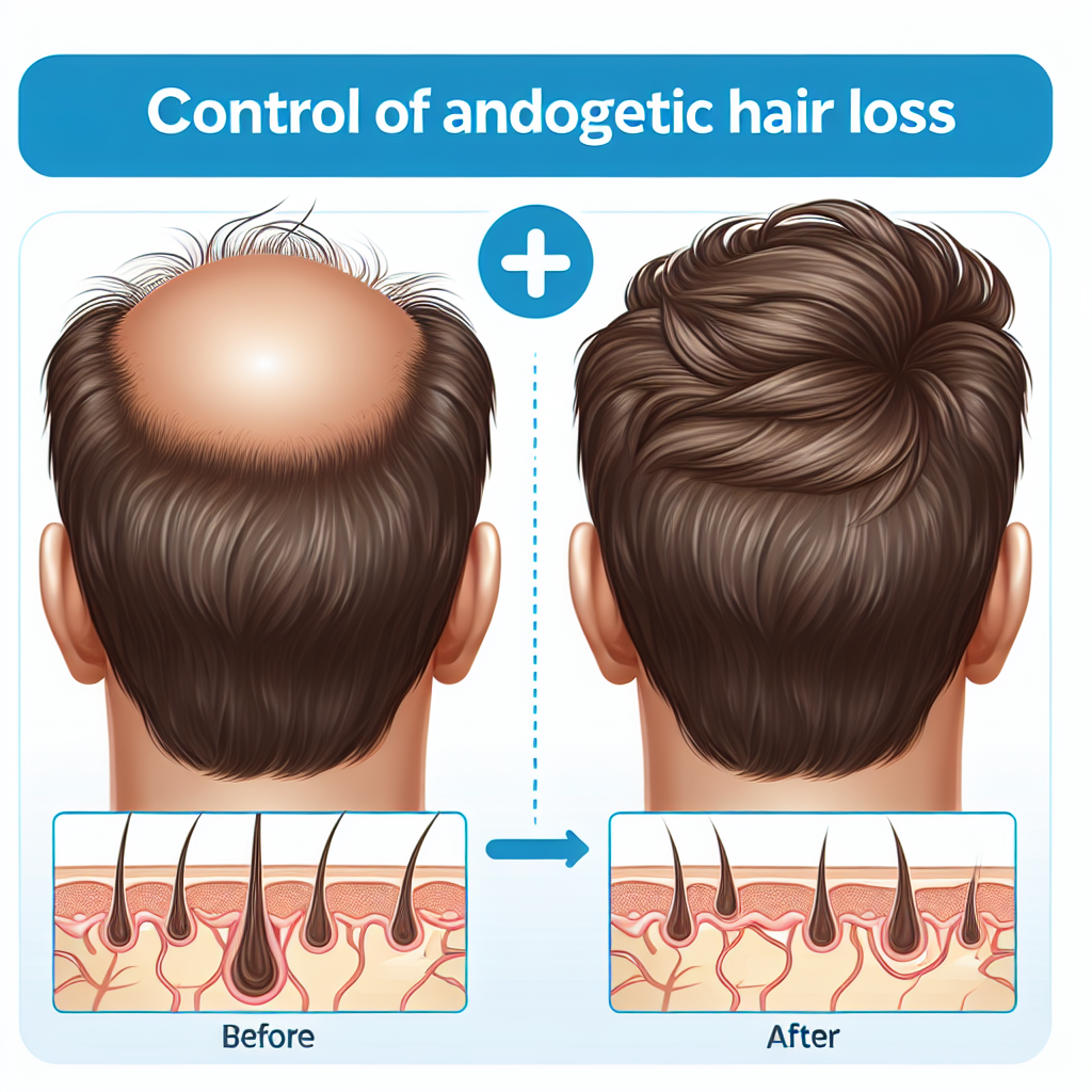 Contrôle de la chute de cheveux androgénique après un traitement Contrôle de la chute de cheveux androgénique après un traitement
