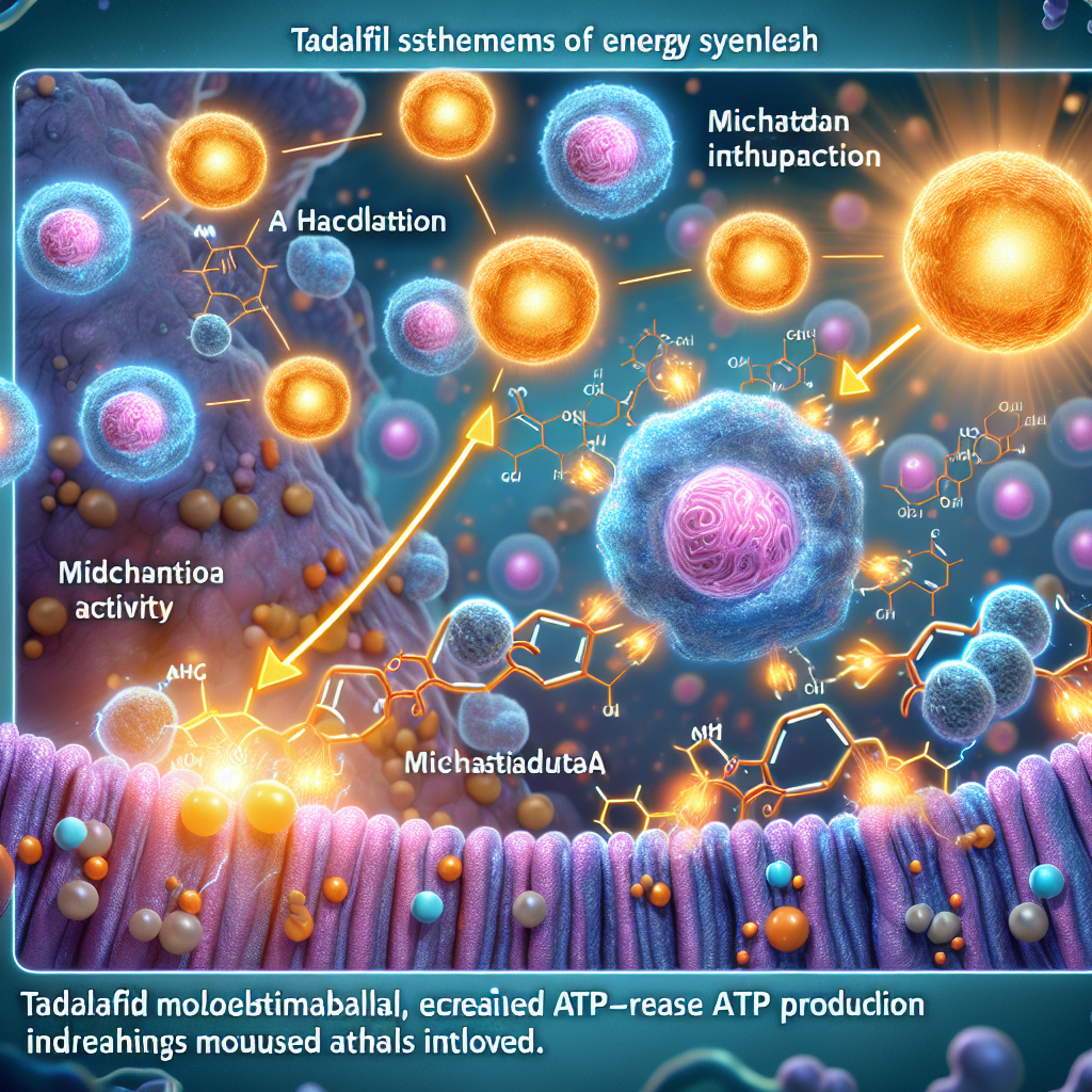 Effet du tadalafil sur l’augmentation de la synthèse énergétique dans les cellules Effet du tadalafil sur l'augmentation de la synthèse énergétique dans les cellules