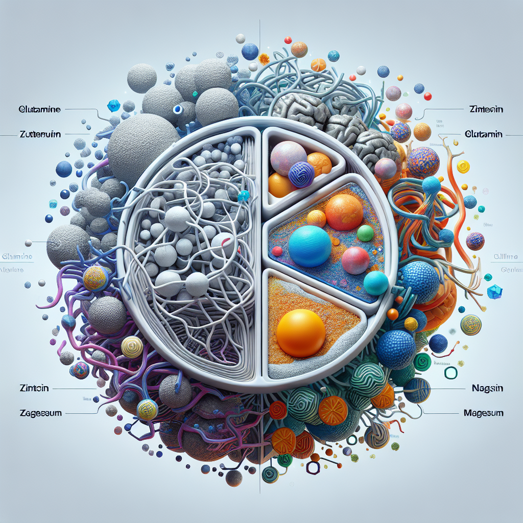 Synergie de la glutamine avec le zinc et le magnésium Synergie de la glutamine avec le zinc et le magnésium
